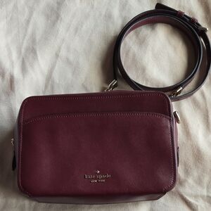 Kate Spade Deep Red Crossbody Bag